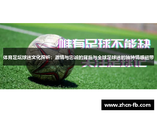 体育足坛球迷文化探析：激情与忠诚的背后与全球足球迷的独特情感纽带