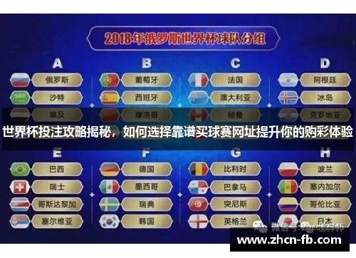 世界杯投注攻略揭秘，如何选择靠谱买球赛网址提升你的购彩体验