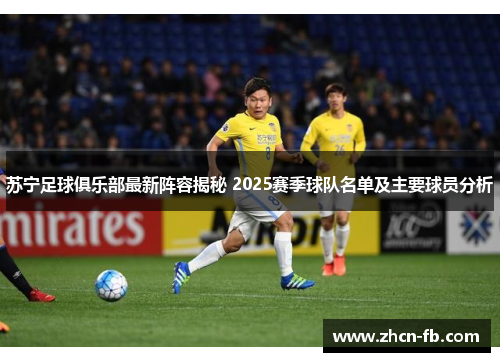 苏宁足球俱乐部最新阵容揭秘 2025赛季球队名单及主要球员分析
