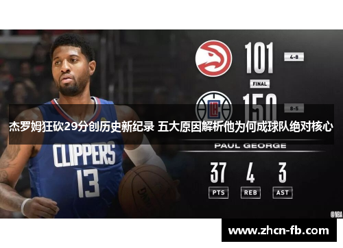 杰罗姆狂砍29分创历史新纪录 五大原因解析他为何成球队绝对核心